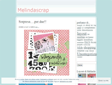 Tablet Screenshot of melindascrap.wordpress.com