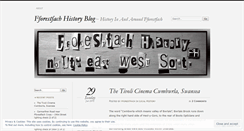 Desktop Screenshot of fforestfachhistory.wordpress.com
