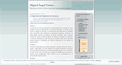Desktop Screenshot of miguelangeltorresgonzalez.wordpress.com
