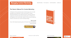 Desktop Screenshot of managingcontentmarketing.wordpress.com