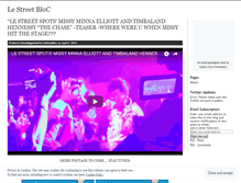 Tablet Screenshot of lestreetbloc.wordpress.com