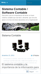 Mobile Screenshot of mejorsistemacontable.wordpress.com