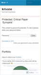 Mobile Screenshot of krivane.wordpress.com