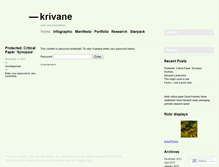 Tablet Screenshot of krivane.wordpress.com