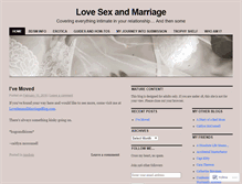 Tablet Screenshot of lovesexandmarriage.wordpress.com