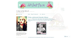 Desktop Screenshot of amberface.wordpress.com