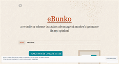 Desktop Screenshot of ebunko.wordpress.com