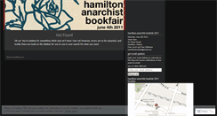 Desktop Screenshot of hamiltonanarchistbookfair.wordpress.com