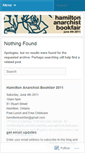 Mobile Screenshot of hamiltonanarchistbookfair.wordpress.com