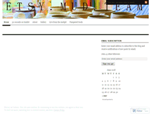 Tablet Screenshot of etsymudteam.wordpress.com
