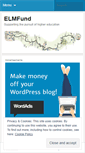 Mobile Screenshot of elmfund.wordpress.com