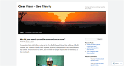 Desktop Screenshot of clearvisor.wordpress.com