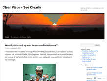Tablet Screenshot of clearvisor.wordpress.com