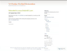 Tablet Screenshot of firebird67.wordpress.com