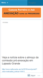 Mobile Screenshot of anexacaocazuzajuacaxias.wordpress.com
