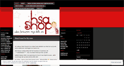 Desktop Screenshot of hsashop.wordpress.com