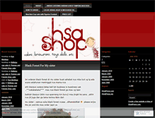 Tablet Screenshot of hsashop.wordpress.com