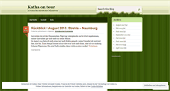 Desktop Screenshot of pilgerweit.wordpress.com