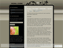 Tablet Screenshot of primalspryte.wordpress.com