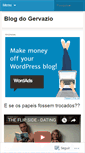Mobile Screenshot of blogdogervazio.wordpress.com