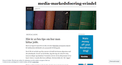 Desktop Screenshot of mediamarkedsfoeringsvindel.wordpress.com