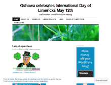 Tablet Screenshot of oshawalimericks.wordpress.com