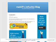 Tablet Screenshot of mat69.wordpress.com