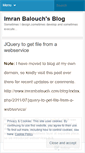 Mobile Screenshot of ikbalouch.wordpress.com