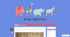 Desktop Screenshot of despresufletulmeu.wordpress.com