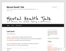 Tablet Screenshot of mentalhealthtalk.wordpress.com