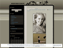 Tablet Screenshot of missysea.wordpress.com
