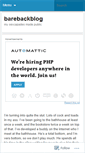 Mobile Screenshot of barebackblog.wordpress.com