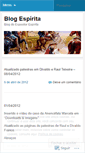 Mobile Screenshot of blogespiritista.wordpress.com
