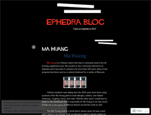 Tablet Screenshot of ephedrablog.wordpress.com