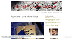 Desktop Screenshot of eyepatchplease.wordpress.com