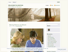 Tablet Screenshot of prayerunlimited.wordpress.com