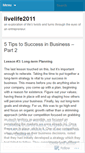 Mobile Screenshot of livelife2011.wordpress.com