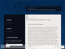 Tablet Screenshot of livelife2011.wordpress.com