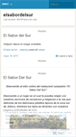 Mobile Screenshot of elsabordelsur.wordpress.com