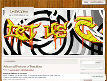Tablet Screenshot of letusc4you.wordpress.com