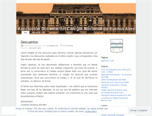 Tablet Screenshot of docentescnba.wordpress.com