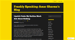 Desktop Screenshot of amarsharma.wordpress.com