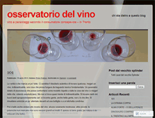 Tablet Screenshot of osservatoriodelvino.wordpress.com