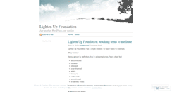 Desktop Screenshot of lightenupfdn.wordpress.com