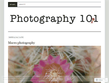 Tablet Screenshot of photography1on1.wordpress.com