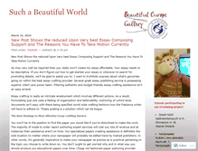 Tablet Screenshot of beautifuleurope.wordpress.com