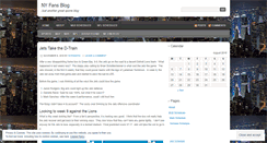 Desktop Screenshot of nyfanatic.wordpress.com