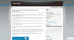 Desktop Screenshot of bramanmini.wordpress.com