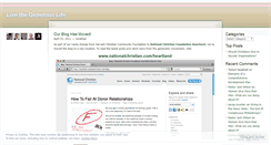 Desktop Screenshot of givingsolutions.wordpress.com