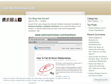 Tablet Screenshot of givingsolutions.wordpress.com